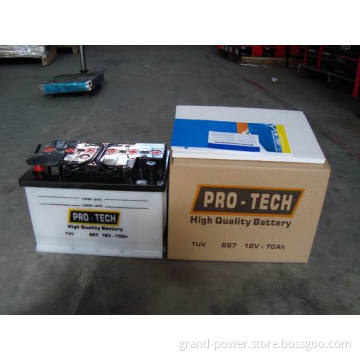 657 Dry Charged Car Battery